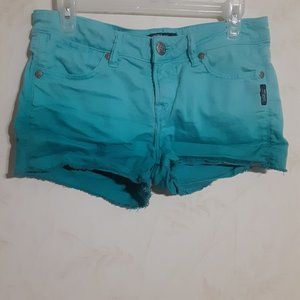 Silver Jeans Women's Toni Aqua Shorts in Size 28